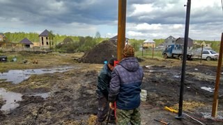 Заказать монтаж винтовых свай в Кольчугино - цена под ключ с доставкой от 1882 шт