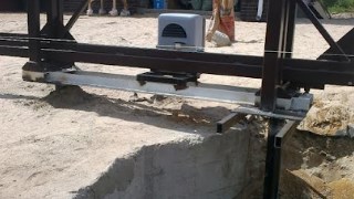 Купить сваи для ворот в Кольчугино. Заказать ворота на сваях под ключ от 21956 руб